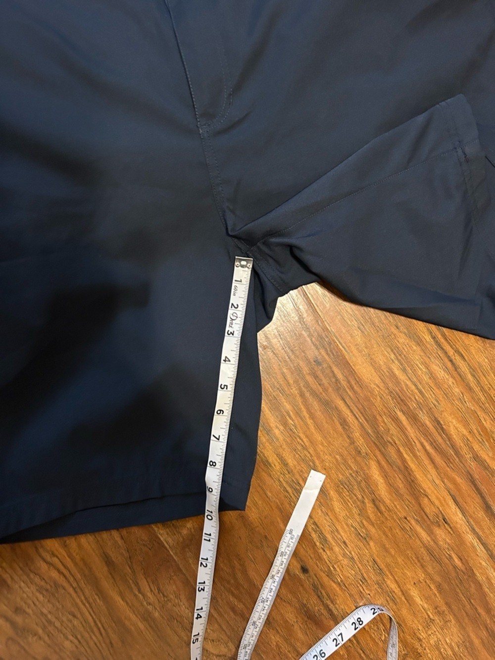 Bundle of Two Pairs of Mens Shorts Size 42 Black & Navy Blue Stretch Hiking - Picture 6 of 10